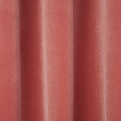 Rideau tamisant à œillets effet velours Valgreta vieux rose l.140 x H.260cm GoodHome