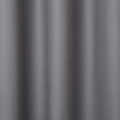 Rideau tamisant à œillets Hiva gris l.140 x H.260 cm GoodHome