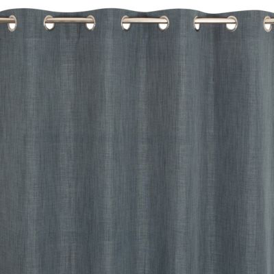 Rideau tamisant à oeillets Vence bleu marine H.240 x l.140cm JBY Creation