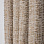 Rideau tamisant Artemis Rocle faux-uni jacquard beige L.260 x l.140 cm