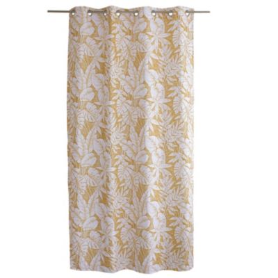 Rideau tamisant au style exotique (135x240 cm - Jaune moutarde)