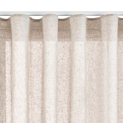 Rideau tamisant beige rideaux salon voilage elegant 300 x 300