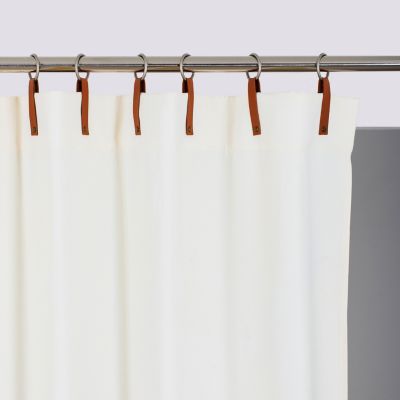 Rideau tamisant Croisette Rocle uni ivoire naturel L.260 x l.135 cm