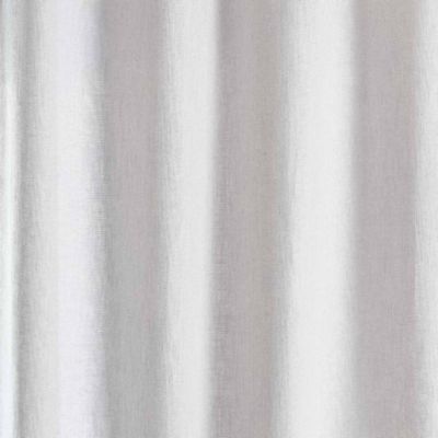 Rideau tamisant  -  - Effet tissé (140x260 cm - Blanc)
