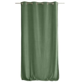 Rideau tamisant en velours (140x260 cm - Vert clair)