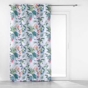 Rideau tamisant esprit exotique (140x260 cm - Blanc)