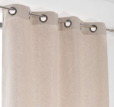 Rideau tamisant Metis L.350 x l.135 cm beige