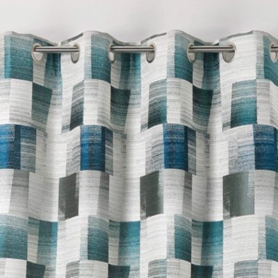 Rideau tamisant Ottawa (135x285 cm - Bleu)