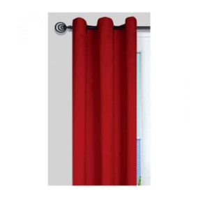 Rideau tamisant Rouge Foncé - 135x250cm - Rouge Bourgogne