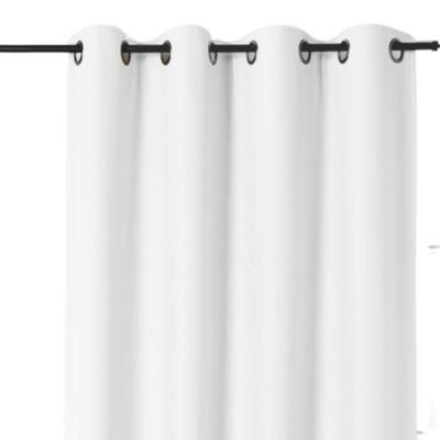 Rideau tamisant thermique à oeillets blanc H.260 x l. 140 cm Linder Boréal