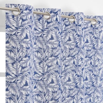 Rideau Taupaki bleu L.240 x l.135 cm