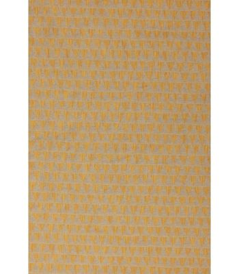 Rideau tendance motif petit triangle - 140x260cm - Jaune