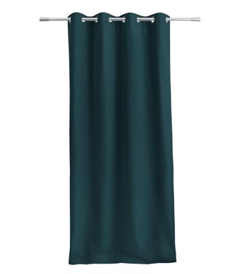 Rideau thermique 140x250cm 1er prix "Gaston" - 140x250cm - Bleu canard