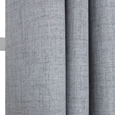 Rideau thermique à œillet gris l.135 x H.260 cm JBY Creation