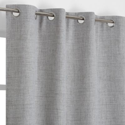 Rideau thermique à œillet marron l.135 x H.260 cm JBY Creation