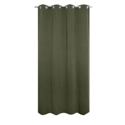 Rideau thermique à oeillets vert kaki H.240 x l.135cm, JBY Creation