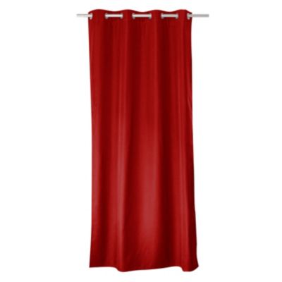 Rideau thermique en microfibre doublée (135x240 cm - Rouge)