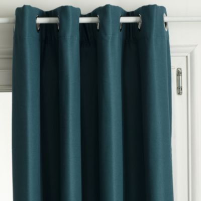 Rideau thermique et isolant uni (140x260 cm - Bleu Canard)