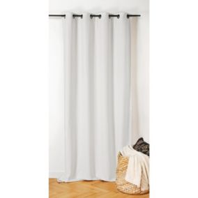 Rideau thermique isolant et obscurcissant 140x260cm "Inuit" - 140x260cm - Blanc
