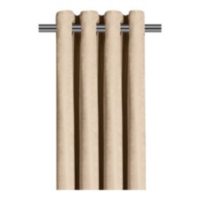 Rideau thermique Meiere GoodHome l.140 x H.260 cm beige