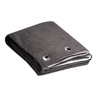 Rideau thermique Meiere GoodHome l.140 x H.260 cm gris