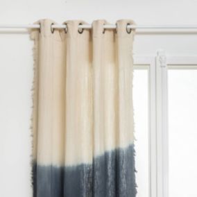 Rideau Tie & Dye Inuit Dreams bleu 140x260cm - Atmosphera