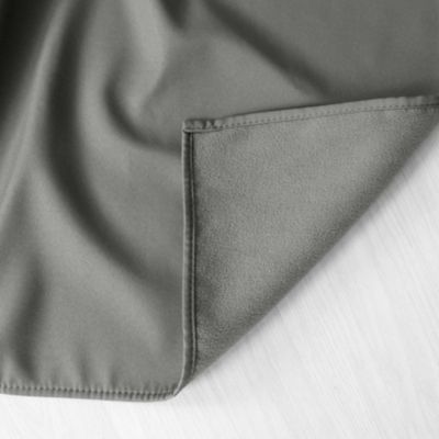 Rideau uni isolant et thermique (140x180 cm - Gris clair)
