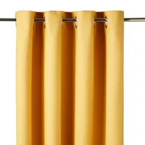 Rideau uni Milone 260 x 140 cm GoodHome jaune