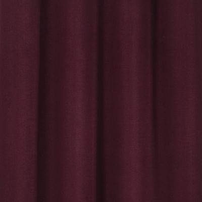Rideau uni occultant et thermique (140x260 cm - Bordeaux)