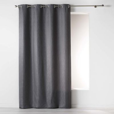 Rideau Uni "Riad" 140x260cm Gris Anthracite