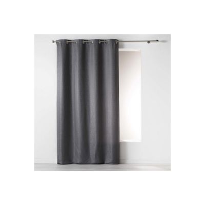 Rideau Uni "Riad" 140x260cm Gris Anthracite