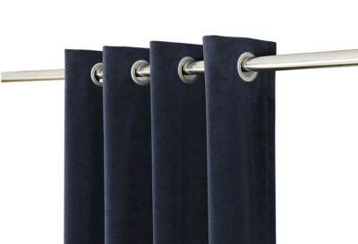 Rideau Velvet Valgreta bleu l.140 x H.260 cm