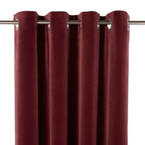 Rideau Velvet Valgreta bordeaux l.140 x H.260 cm