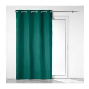 Rideau vert émeraude 100% occultant black out 140x260cm - 140x260cm - Vert emeraude