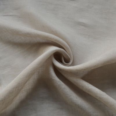 Rideau voilage 100% lin fluide (140x260 cm - Naturel)