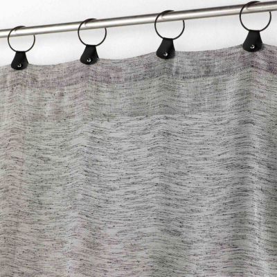 Rideau Voilage à Anneaux "Linka" 140x240cm Anthracite