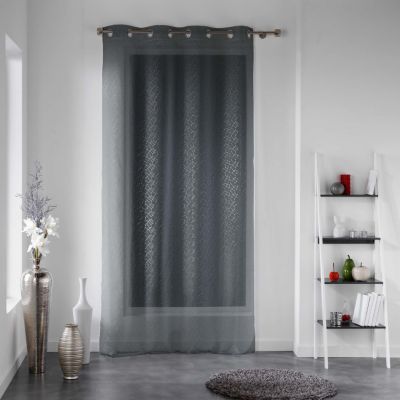 Rideau Voilage "Cassie" 140x240cm Anthracite