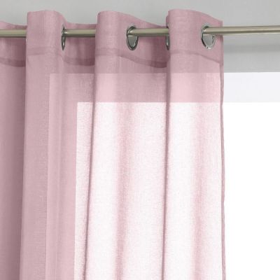 Rideau Voilage "Etamine" 140x240cm Rose