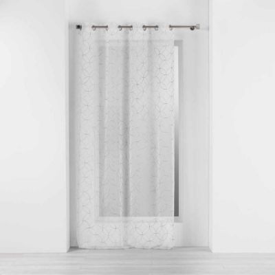 Rideau Voilage à oeillets "Olympia" 140x240cm Gris