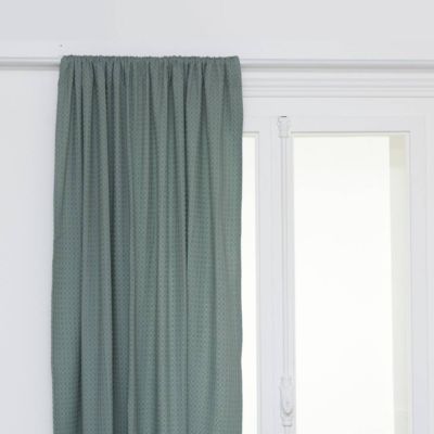 Rideau "Widdy" 130x260cm vert céladon - Atmosphera Créateur d'intérieur