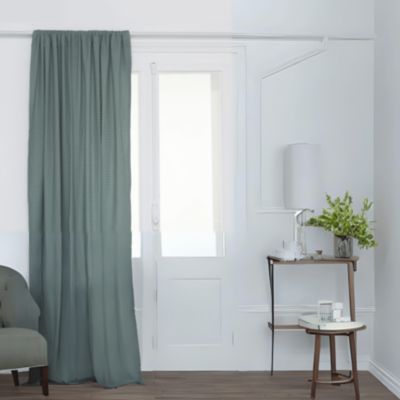Rideau "Widdy" 130x260cm vert céladon - Atmosphera Créateur d'intérieur