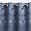 Rideau Zag bleu/gris l.140 x H.240 cm