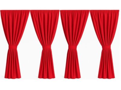 Rideaux D'extérieur 4x155x200cm Rouge, Rideau pour Pergola, Rideau ...