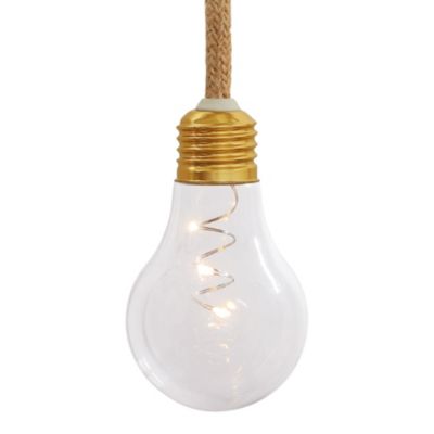 Rideaux lumineux extérieur LED Batterie 30 lumières IP44 0.25 W blanc chaud beige, or et transparent