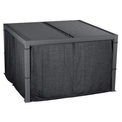 Rideaux manuel pour pergola Hespéride Majae 3,6 x 3,6 m
