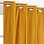 Rideaux occultant thermique l.135 x H.240 cm jaune