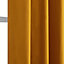 Rideaux occultant thermique l.135 x H.240 cm jaune