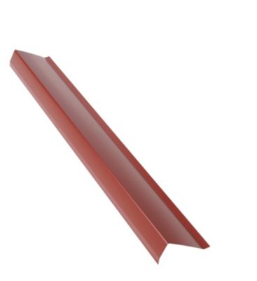 Rive acier rouge Ondométal 1m - Sedpa France