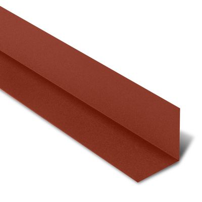 Rive Contre Mur pour tôle tuile BACACIER Tuile R Brun mat 2100 mm Longueur
