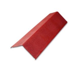 Rive rouge pour plaque 13cm x 1m Onduline